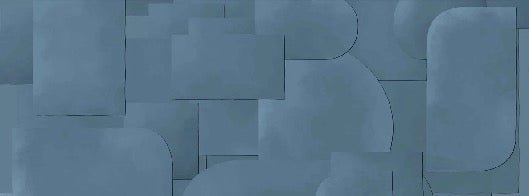 Papier peint panoramique découpé bleu, XXL, tendance