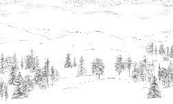 Schizzo di montagna Cimes carta da parati