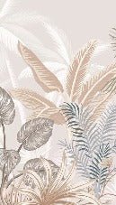 Papier peint panoramique jungle terracotta, XXL, tendance