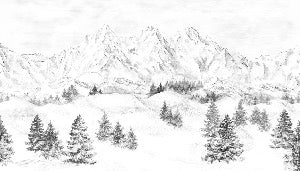 Alpi montagna carta da parati