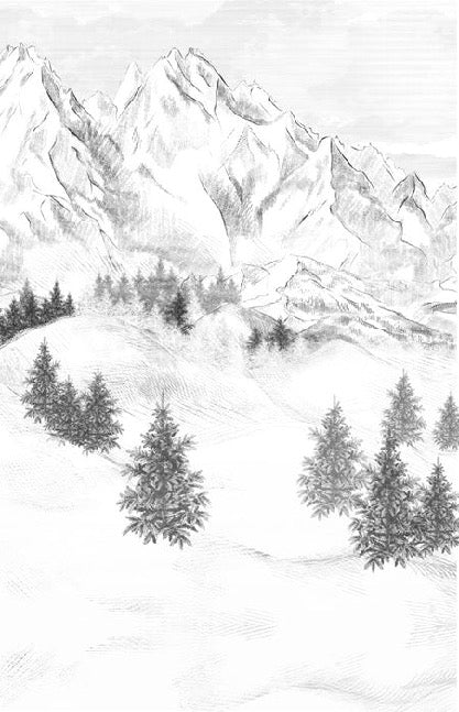 Sfondo della montagna di Chamonix