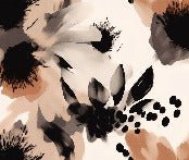 Carta da parati con fiori ipnotici