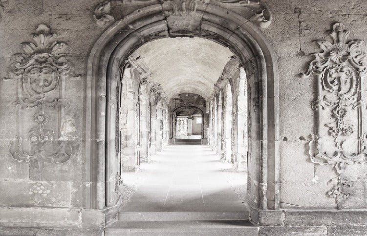 Papier peint Trompe l'oeil Couloir Marbre Parisien, XXL, tendance