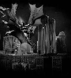 Carta da parati panoramica batman film hero all dark
