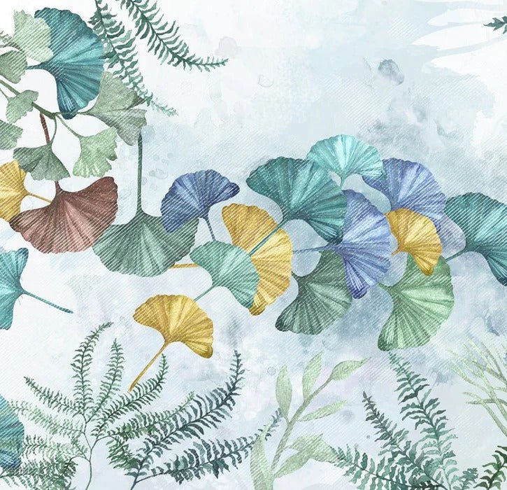 Carta da parati panoramica ginkgo biloba japan