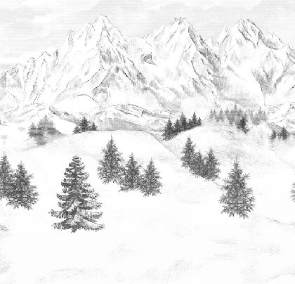 Sfondo della montagna di Chamonix