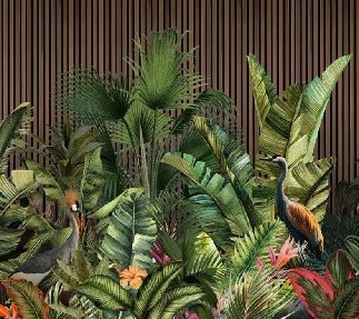 Carta da parati panoramica tasseau vegetal