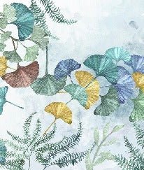 Carta da parati panoramica ginkgo biloba japan