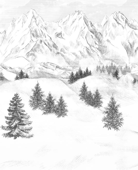 Sfondo della montagna di Chamonix