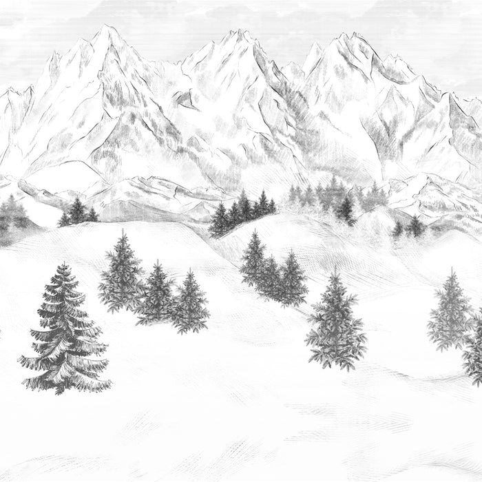 Sfondo della montagna di Chamonix