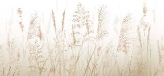 Carta da parati con fiori di campo di grano