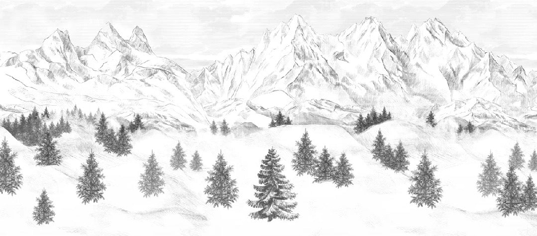 Papier peint Aiguilles d'Arves, XXL, tendance