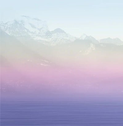 Papier peint Annecy et son lac paisible rainbow, XXL, tendance