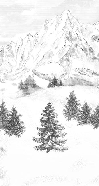 Sfondo della montagna di Chamonix