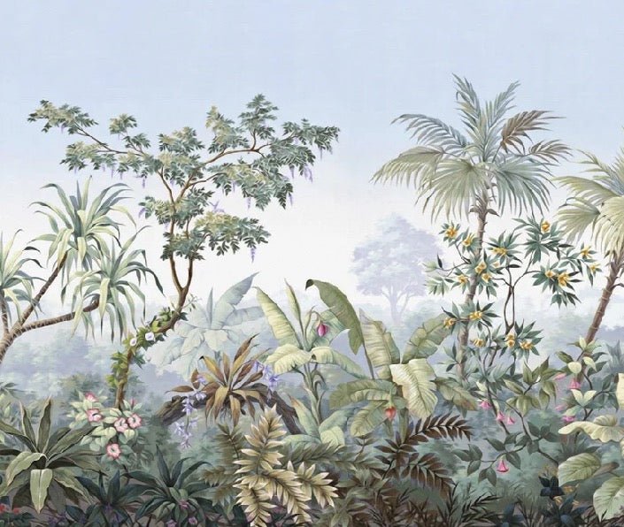 Carta da parati Nostalgic Jungle