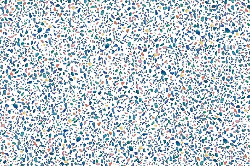 Carta da parati effetto terrazzo condensato