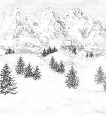 Sfondo della montagna di Chamonix