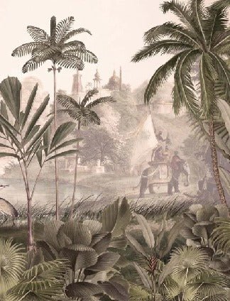 Papier peint jungle haven léopard, XXL, tendance