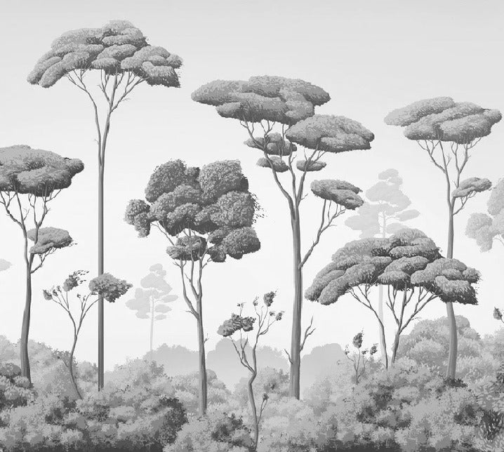 Papier peint brise légère pinède, XXL, tendance