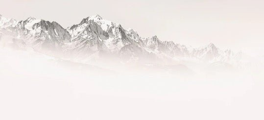Carta da parati del Monte Bianco, mattina nebbiosa