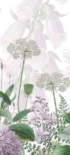 Carta da parati con fiori della danza delle campane