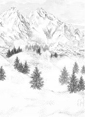 Sfondo della montagna di Chamonix