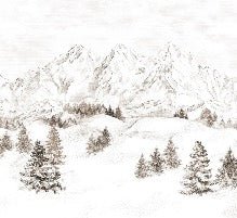 Alpi montagna carta da parati