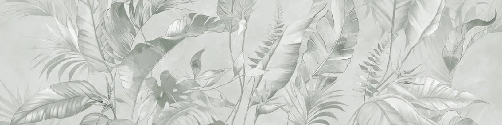 Carta da parati elegante della giungla salvia
