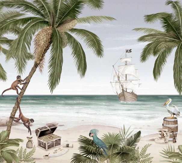 Papier peint la baie aux pirates, XXL, tendance