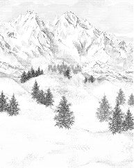 Sfondo della montagna di Chamonix