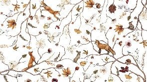 Papier peint enfant forêt aventure, XXL, tendance