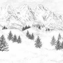 Sfondo della montagna di Chamonix