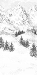 Sfondo della montagna di Chamonix