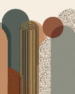 Papier peint Art déco graphique tendance