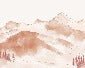 Papier peint montagne chaine des Aravis, XXL, tendance