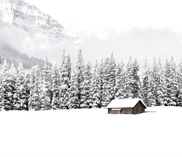 Chalet panoramico da parati in montagna