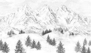 Sfondo della montagna di Chamonix