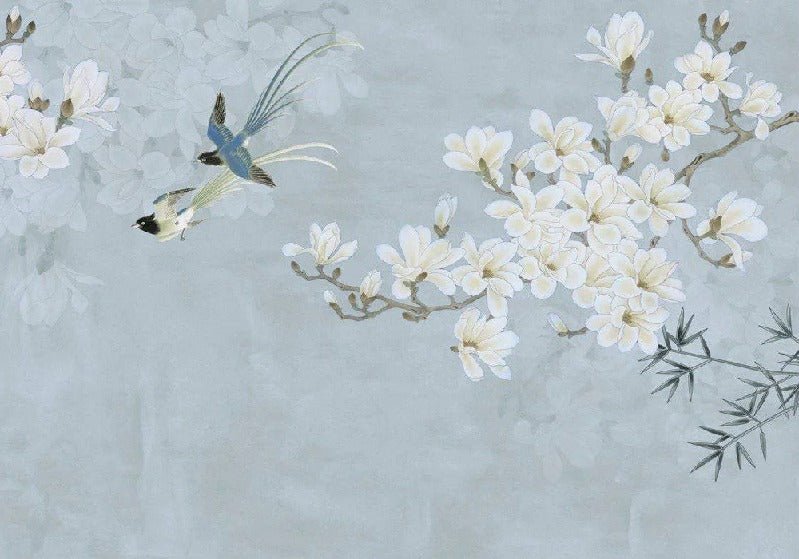Carta da parati Floral Bird