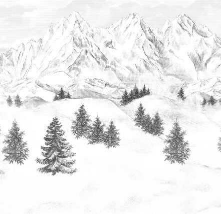 Papier peint Aiguilles d'Arves, XXL, tendance