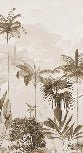 Papier peint panoramique jungle eden sépia, XXL, tendance