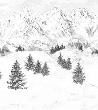 Sfondo della montagna di Chamonix