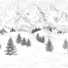 Sfondo della montagna di Chamonix