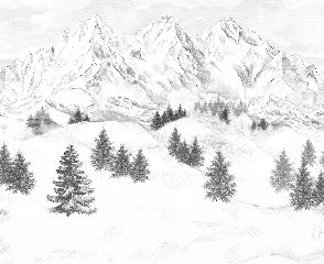 Sfondo della montagna di Chamonix