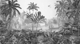 Papier peint jungle haven léopard, XXL, tendance