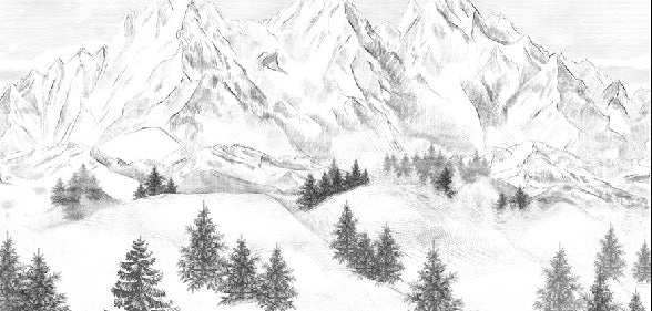 Sfondo della montagna di Chamonix