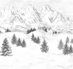 Sfondo della montagna di Chamonix