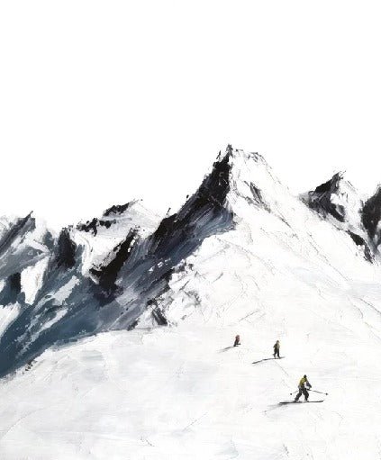 Carta da parati per lo sci alpinismo