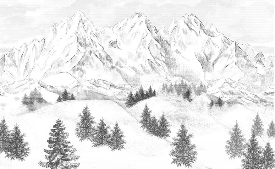 Sfondo della montagna di Chamonix