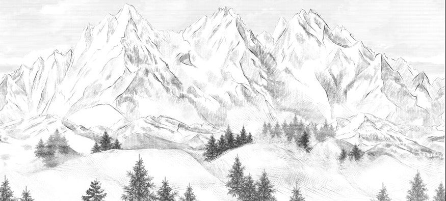 Sfondo della montagna di Chamonix