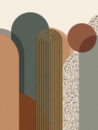 Papier peint Art déco graphique tendance, XXL, tendance